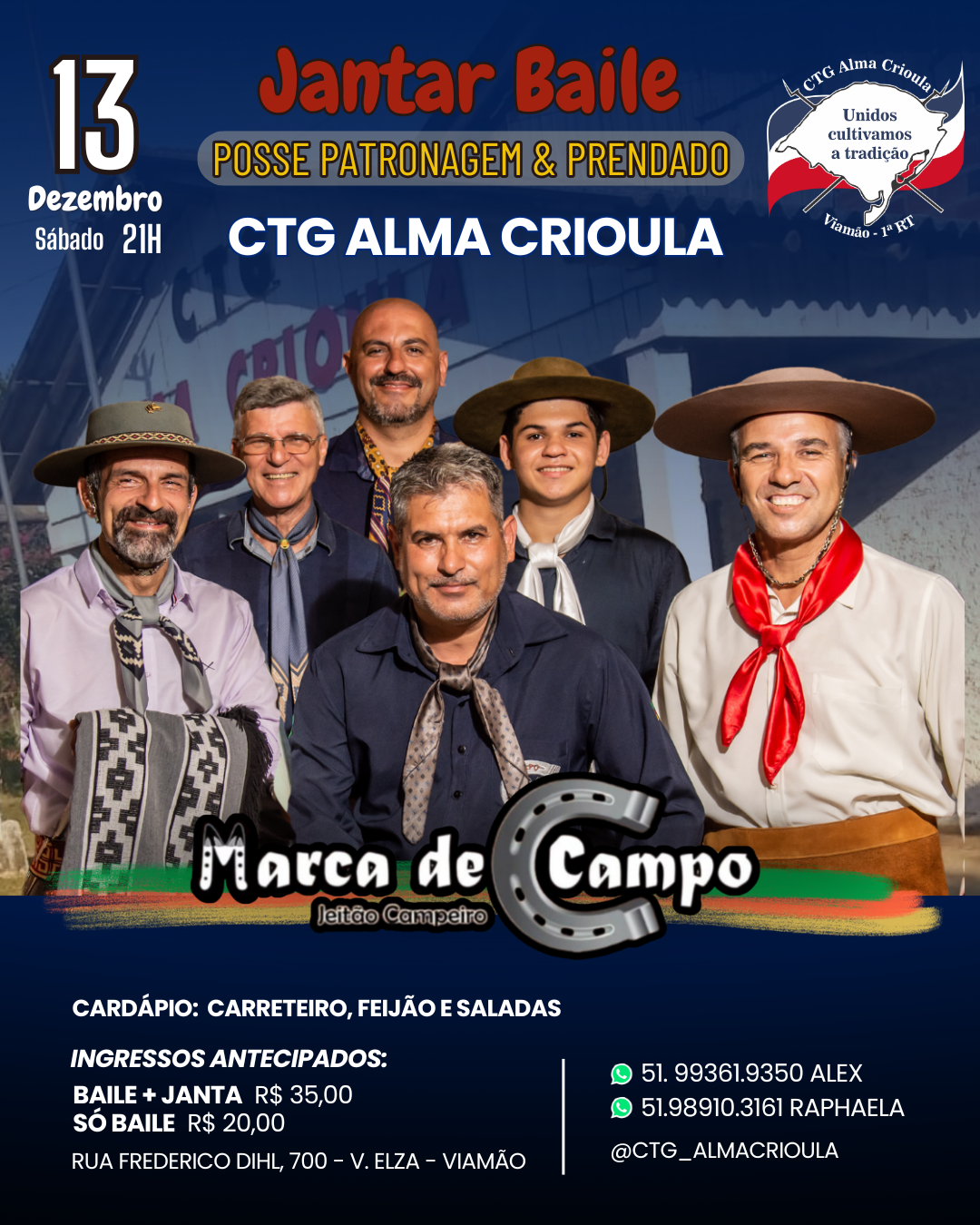 Jantar Baile de Posse Patronagem & Prendado